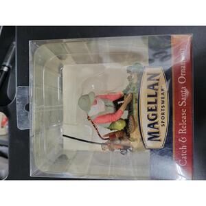 Magellan Sportswear Catch & Release Santa Fishing Ornament
